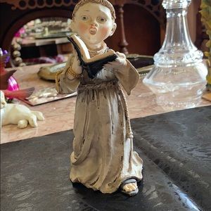 Capodimonte Porcelain Monk Figurine.